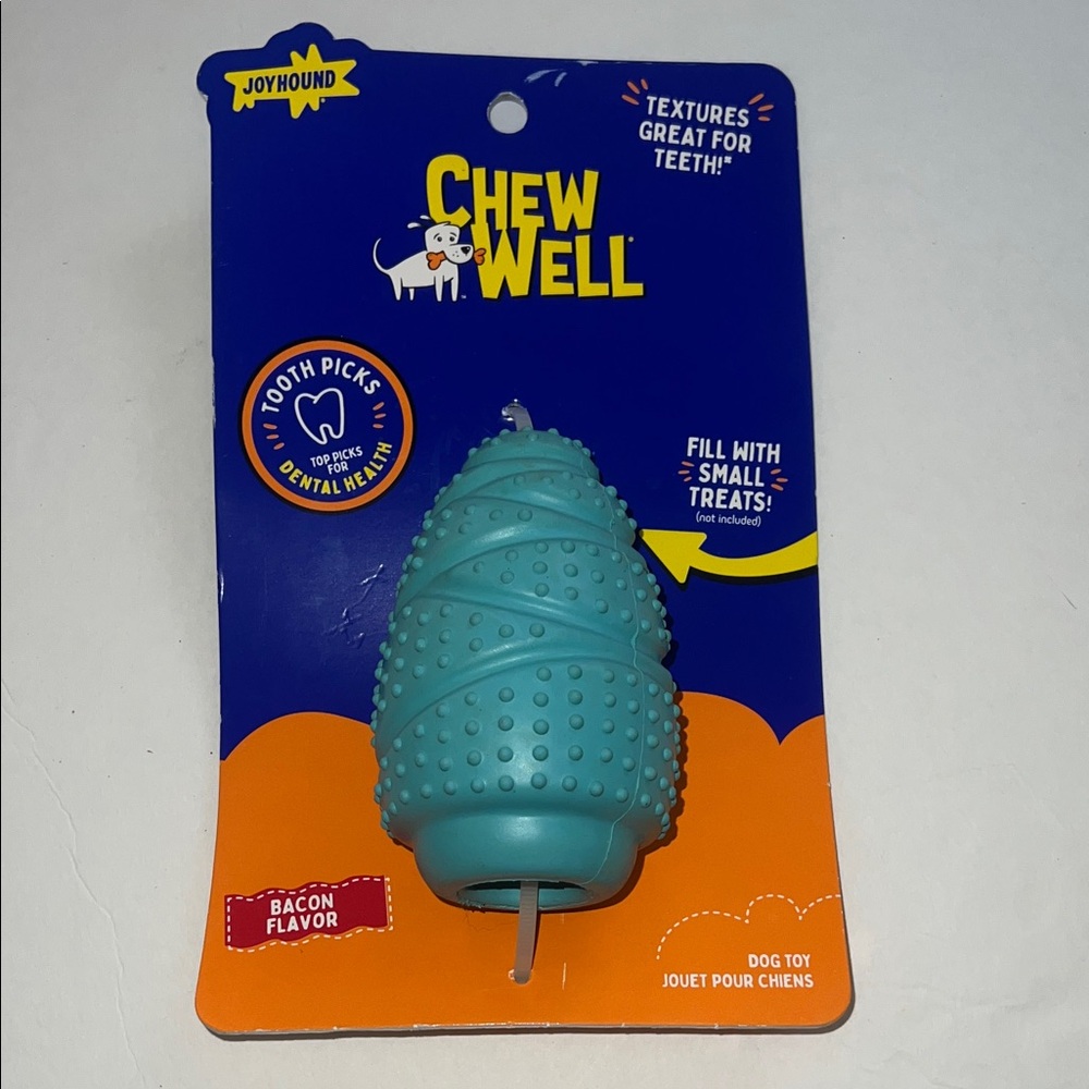 Chew Well Blue Dog Toy